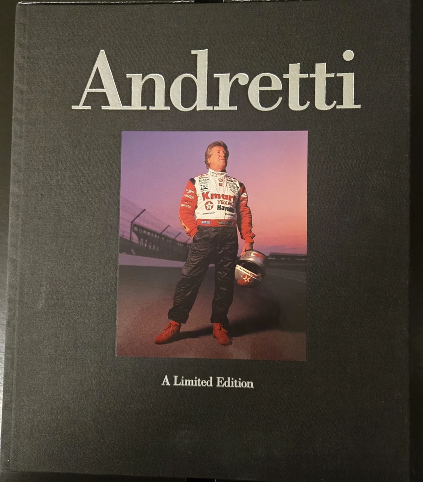 Libro limitado de Paul Newman firmado por Andretti certificado de autenticidad autografiado por Mario Andretti  Foto 4 de 4
