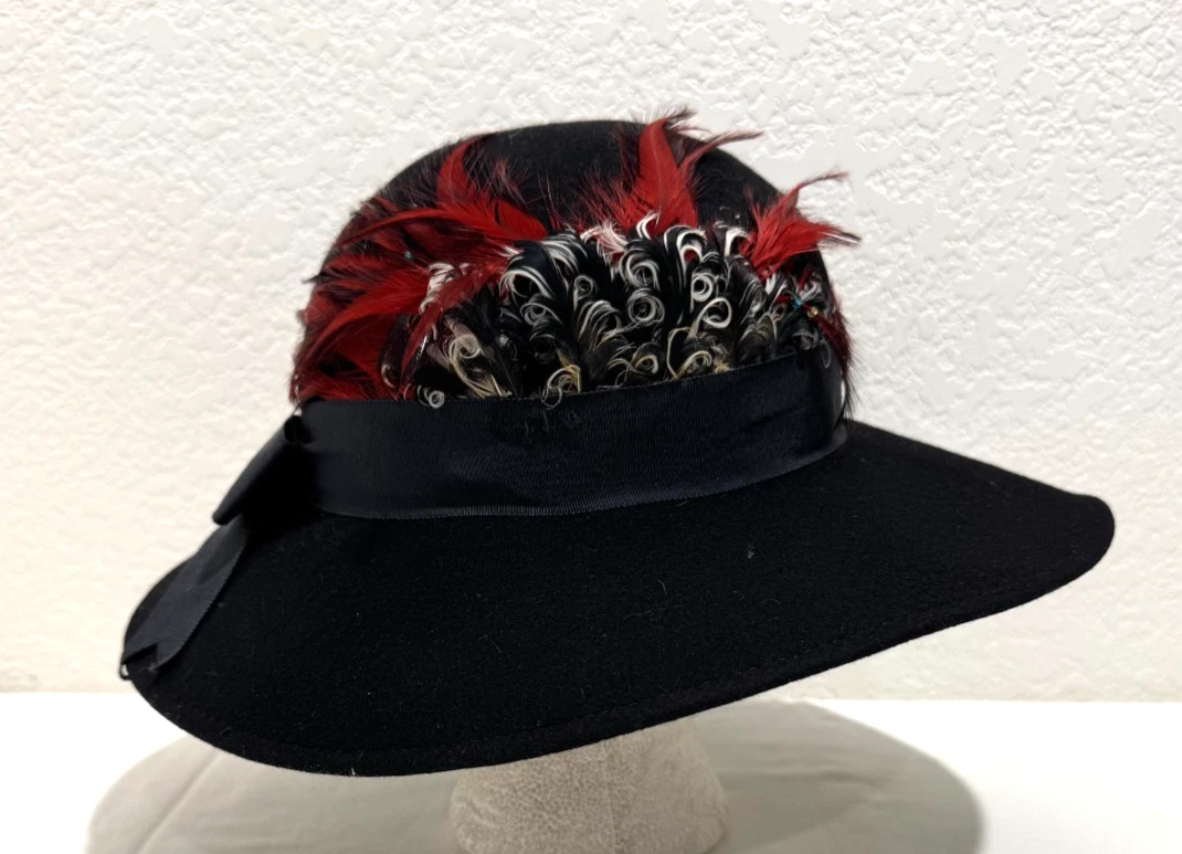 Feather Derby Original Vintage Hats for Women for sale | eBay display picture 2