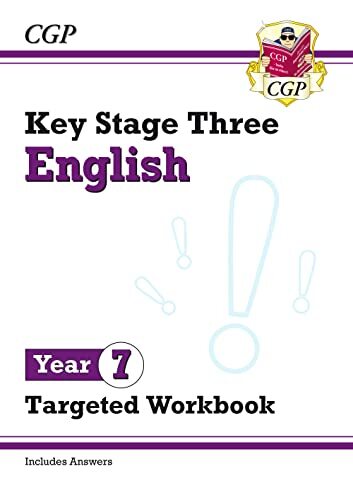 New KS3 English Year 7 Targeted Workbook (with answers) (CGP KS3 English) By CG