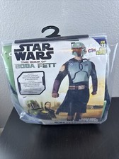 Star Wars The Book Of Boba Fett Adult 32-34 Jazwares Costume Play Jumpsuit Mask