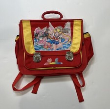 VTG Sailor Moon School Backpack Attache Laptop Book Bag Retro School Briefcase