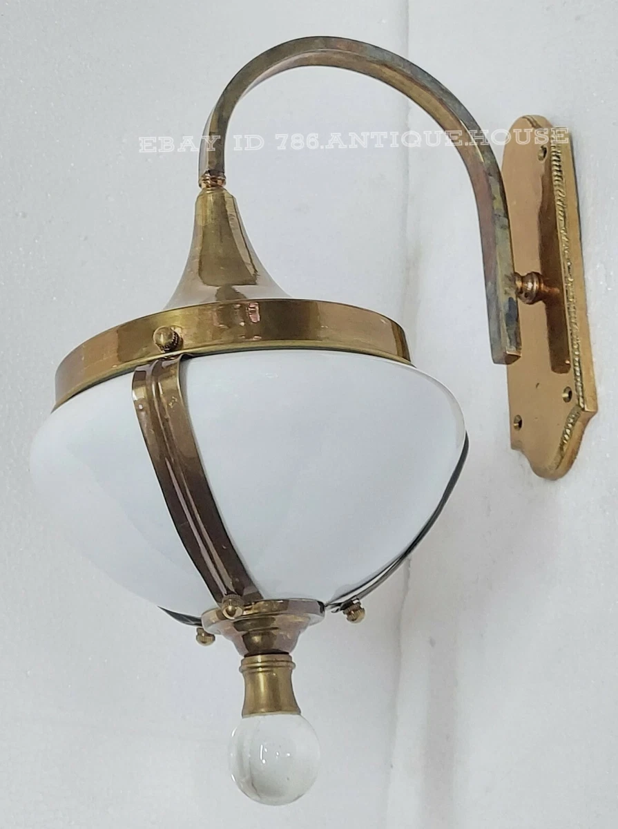 Milk glass online sconce vintage