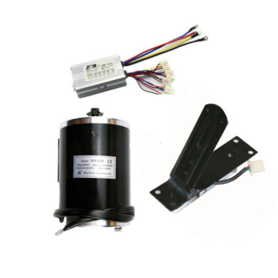 48V 1000W Electric Brush Motor + Controller + Foot Pedal for e-ATV Go Kart Quads