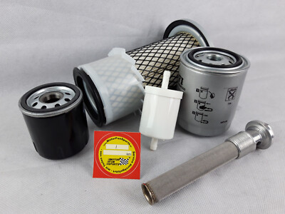 Jeu De Filtres (grand) Pour JCB 8008 Micro - Filtres à Huile, Air, Carburant, Référence 99/FILT-SET8/_03