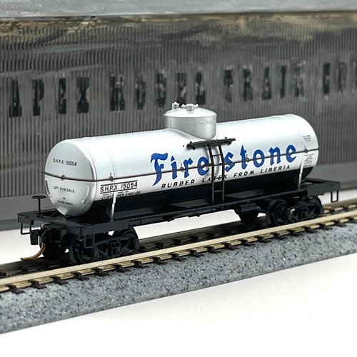 Micro-Trains Escala N NSC 06-03 Firestone Cúpula Única Goma Látex Tanque Coche 15054 | Zustand: Used