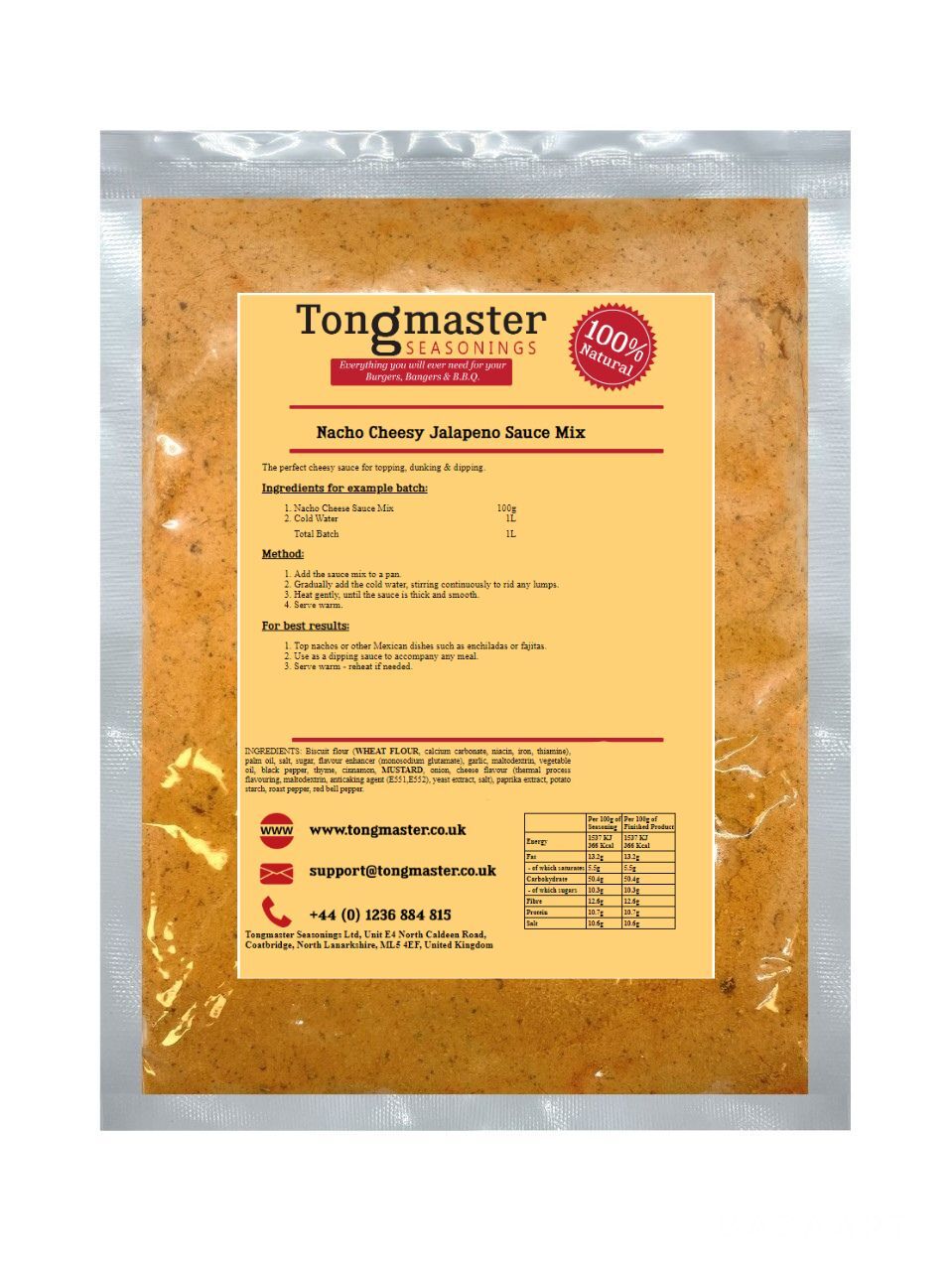 Nacho Cheesy Jalapeno Sauce Mix - 500g