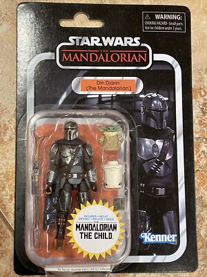 Star Wars The Vintage Collection Din Djarin Mandolorian with Child VC177 New