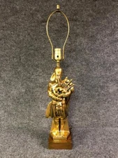 Rare Seagrams 100 Pipers Scotch Scotsman with Bagpipe Bagpiper Lamp