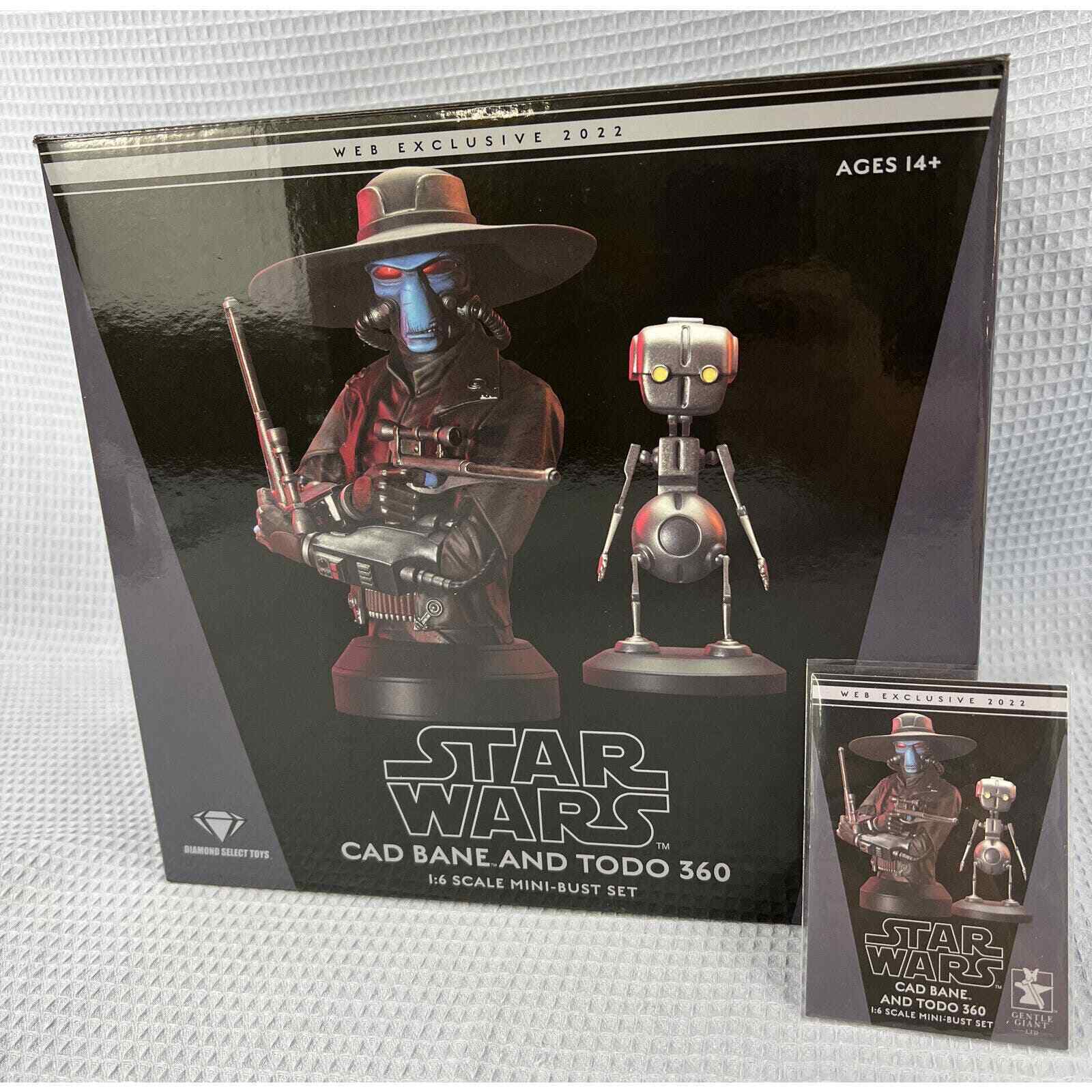 ✅ GENTLE GIANT STAR WARS CLONE WARS CAD BANE TODO 360 1/6 BUST 2022 PGM 007/500