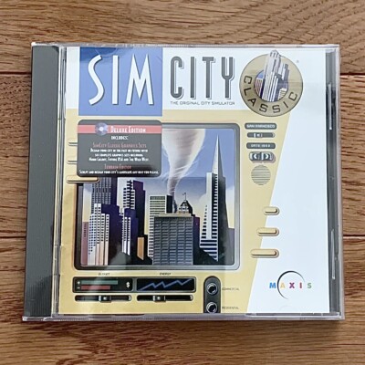 SimCity Deluxe Edition     New in Original Sealed CD Case
