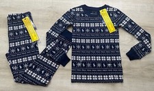 NWT Polo Ralph Lauren Kids Girls Blue 8 Cotton Jersey Pajama Sleep Set 2 Pieces