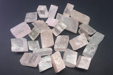 Pink  White Optical Calcite 1/2 Lb Rough Natural Small Rhombohedral Crystals