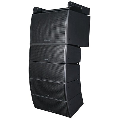 Sound Town IP56 Weatherproof 15'' Sub + 4x Dual 8'' Line Array ZETHUS-IP115S208X4