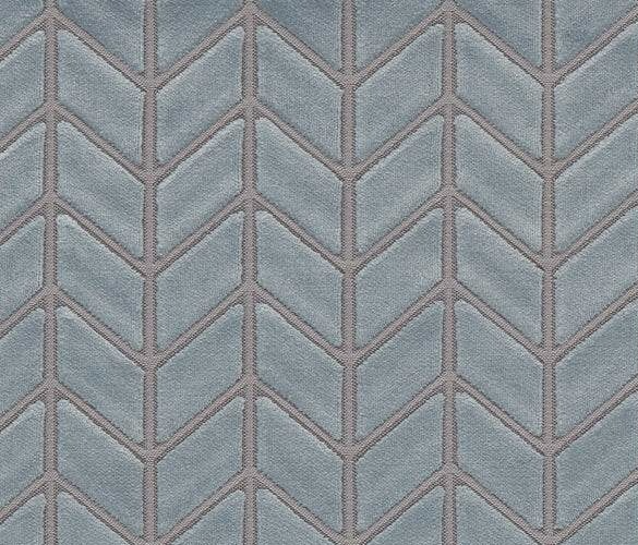 HARLEQUIN SCION Perplex 1.2m Cornflower Cut Velvet Curtain Fabric