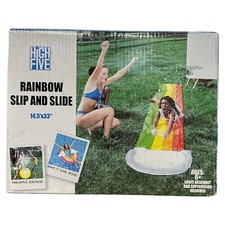 High Five Rainbow Water Slide 14.5 Feet x 33"