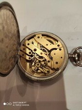 A.W.Bruuns EFTR Lund AntiqueSilver Po ket Watch working