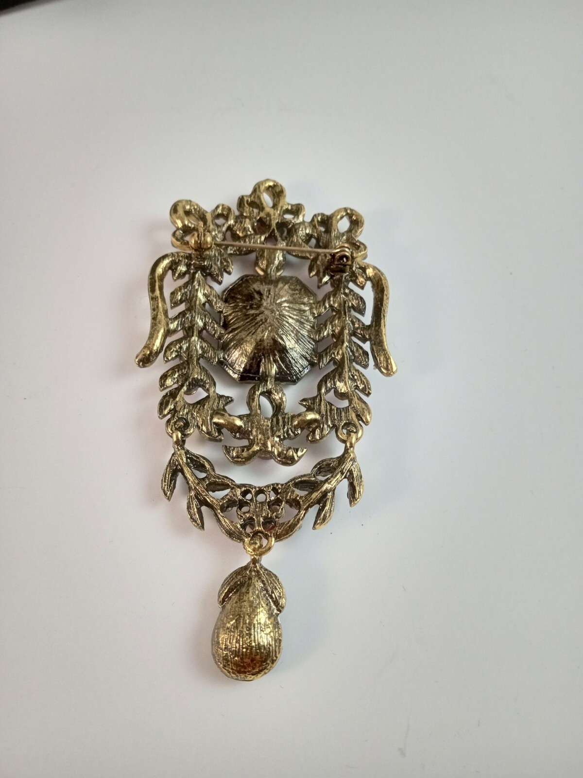 Massive Multicolor Crystal Rhinestone Brooch 3.5"… - image 5