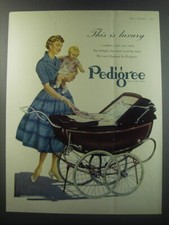 1955 Pedigree Clarence Pram Ad - This is luxury