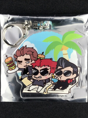 Arc System Works Acrylic Key Holder Ring July River City Girls Sabu Sabuko Ken