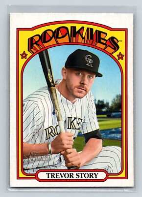 2021 Topps Heritage High Number - #600 Trevor Story