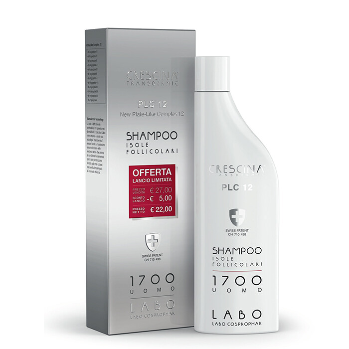 Shampoing Repousse Cheveux Labo Crescina Iles Cellules Folliculaires PLC12 - 150 Ml - Fabriqué En Italie