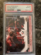 Shane Wright 2022-23 Upper Deck Series 2 Program Of Excellence C265 Psa10