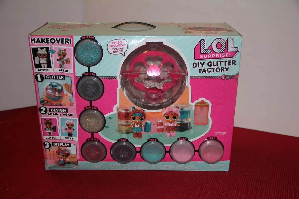 LOL Surprise DIY Glitter Factory Playset Exclusive Doll Customize