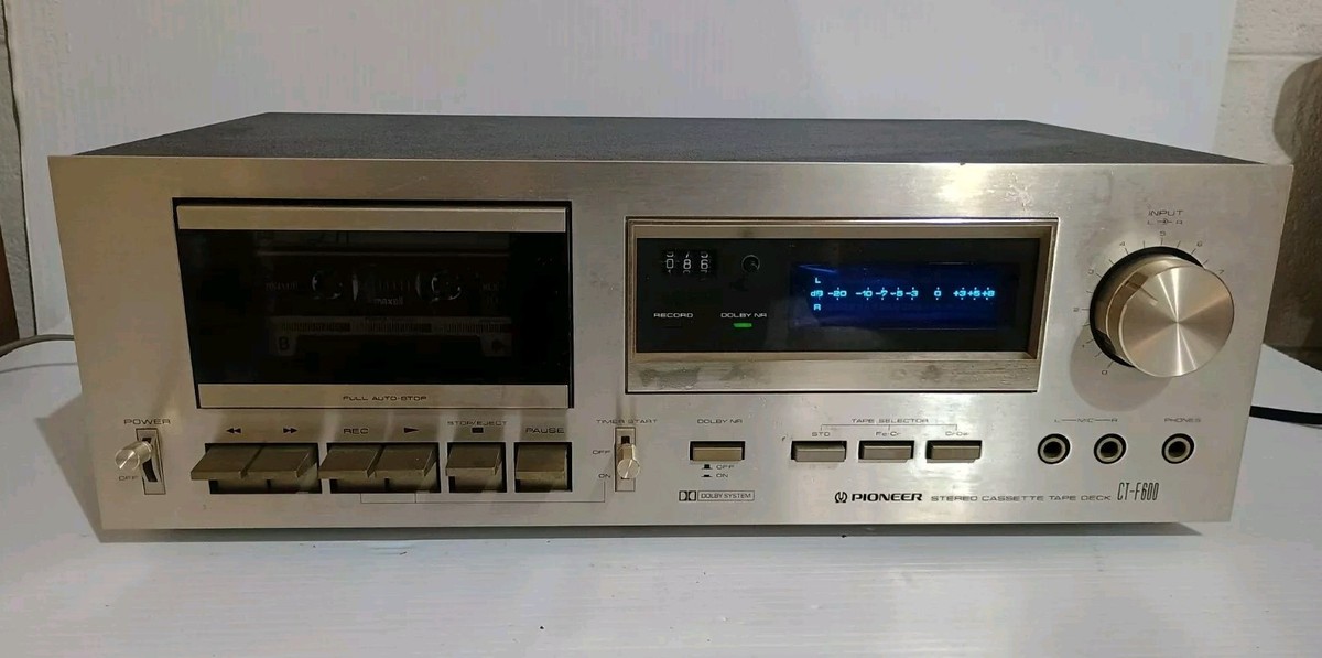 PIONEER CT-F600 Vintage Stereo Cassette Tape Deck | eBay