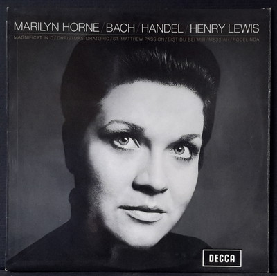 DECCA SXL 6349 1ST ED UK WBg MARILYN HORNE SINGS BACH AND HANDEL LEWIS 