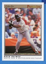 1991 O Pee Chee Premier Rock Raines #97 Mint White Sox