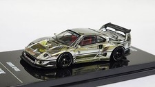 1:64 Inno64 Ferrari F40 Chrome Silver LBWK Hobby Expo China Beijing 2024 Diecast