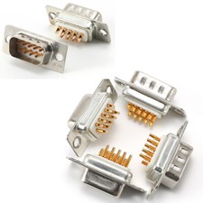 D-type VGA 9 Pin D-SUB DB9 RS232/485 Solder Connector Female Male Computer Shell