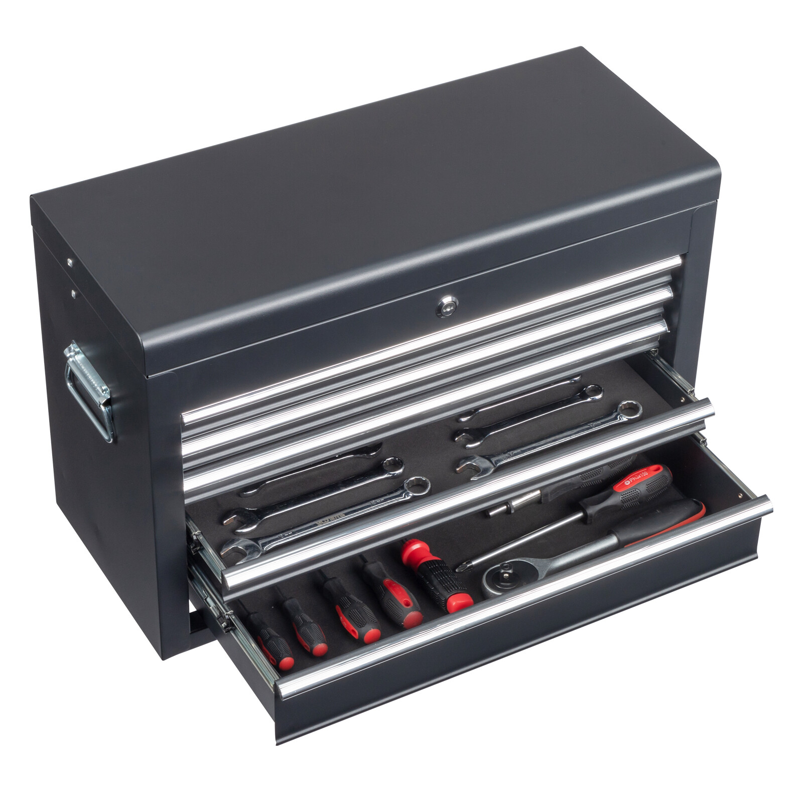 5-Drawer Tool Chest Metal Tool Storage Cabinet Tools Storage Cabinet Organizer