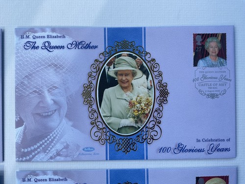 FDC's Benham - 2000 The Queen Mother - Set Of 4 / - Limited Edition - Imagen 2 de 5