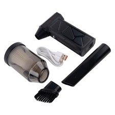 Compact Turbine Fan with Dust Collector for Efficient Cleaning and Convenience
