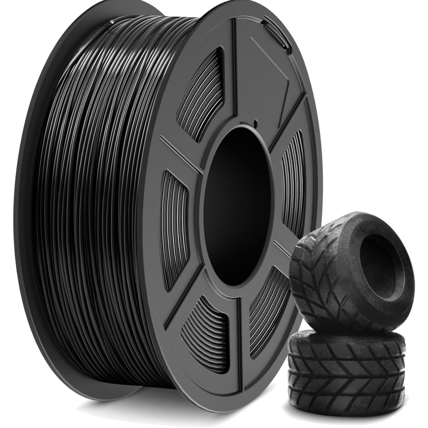 Hochgeschwindigkeits TPU 3D Drucker Filament 1KG 1.75mm Schwarz