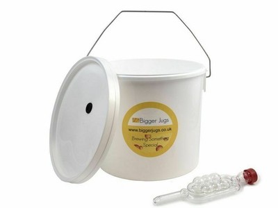 5 Liter Lebensmittelqualität Gärgefäß Eimer Eimer & Schleuse Fermentieren Homebrew