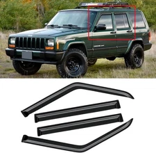 Window Visor, Out-Channel Rain Guards Shields Vent Deflector Shade Wind