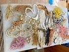 vintage costume jewelry novelty beaded necklaces bundle lot of 30+ pieces #4