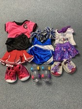 Build A Bear BAB Outfits Roller Skates Shoes Pom Poms Stuffed Animal Clothes