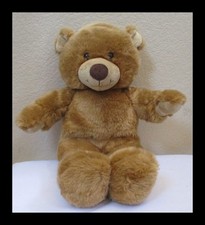 Build A Bear Workshop Golden Brown Teddy Bear Plush Brown Nose 15"