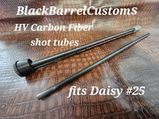HV Carbo Fiber Shot Tubes Fits Daisy 25 Modern   HandCrafted  