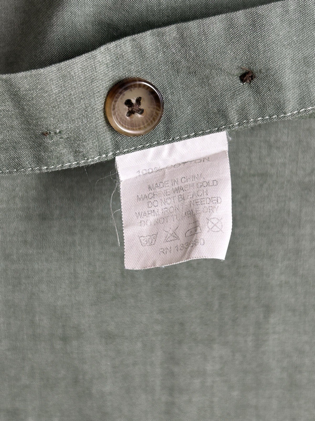 Lucchese Bootmaker Button Down Shirt Green Pocket… - image 15