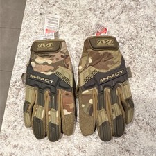 Mechanix Wear M-PACT Full Finger Tactical Gloves Large Brown Camouflage