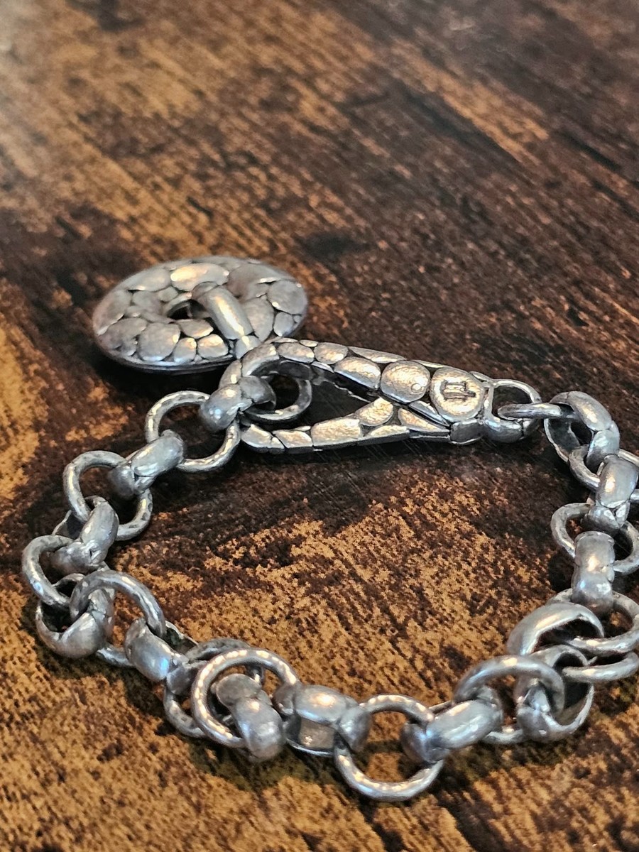 John Hardy Sterling Silver Kali Donut Charm Link Bracelet View 4
