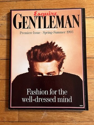 VINTAGE Esquire Gentleman Magazine Spring Summer 1993 James Dean Premiere Issue