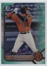 2022 Bowman Chrome Prospects Aqua Refractor 50/125 Adrian Sugastey #BCP-19 1i7m