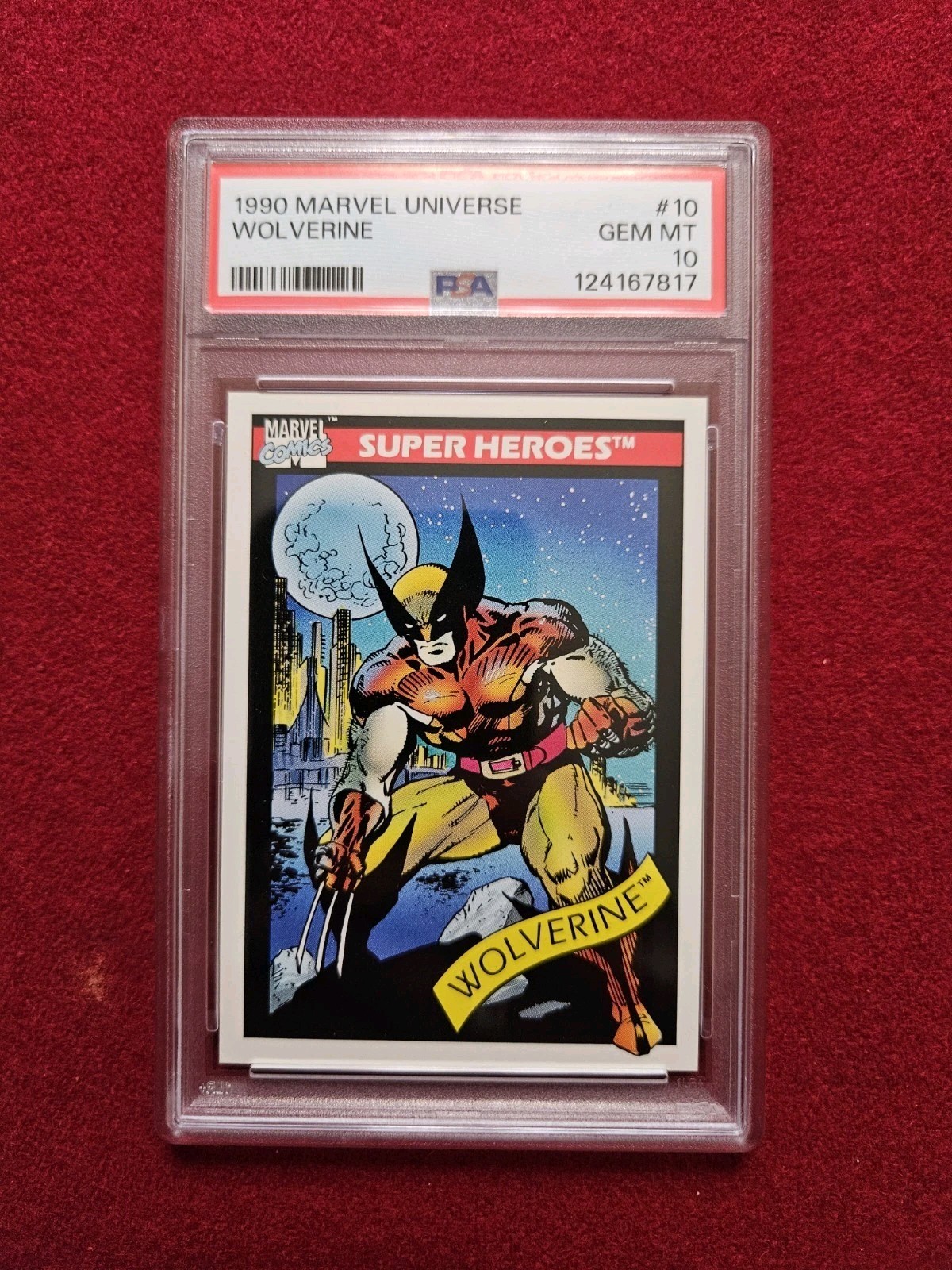 1990 Marvel Universe Wolverine #10 PSA 10 GEM MINT