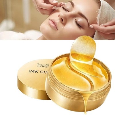 60 Pcs Gold Crystal Collagen Eye Mask Patch Wrinkle Anti Aging Dark Circle Pads