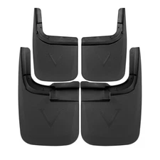 Fits 2017-2018 F250 F350 Super Duty W/O Wheel Lip Molding Splash Guard Mud Flaps